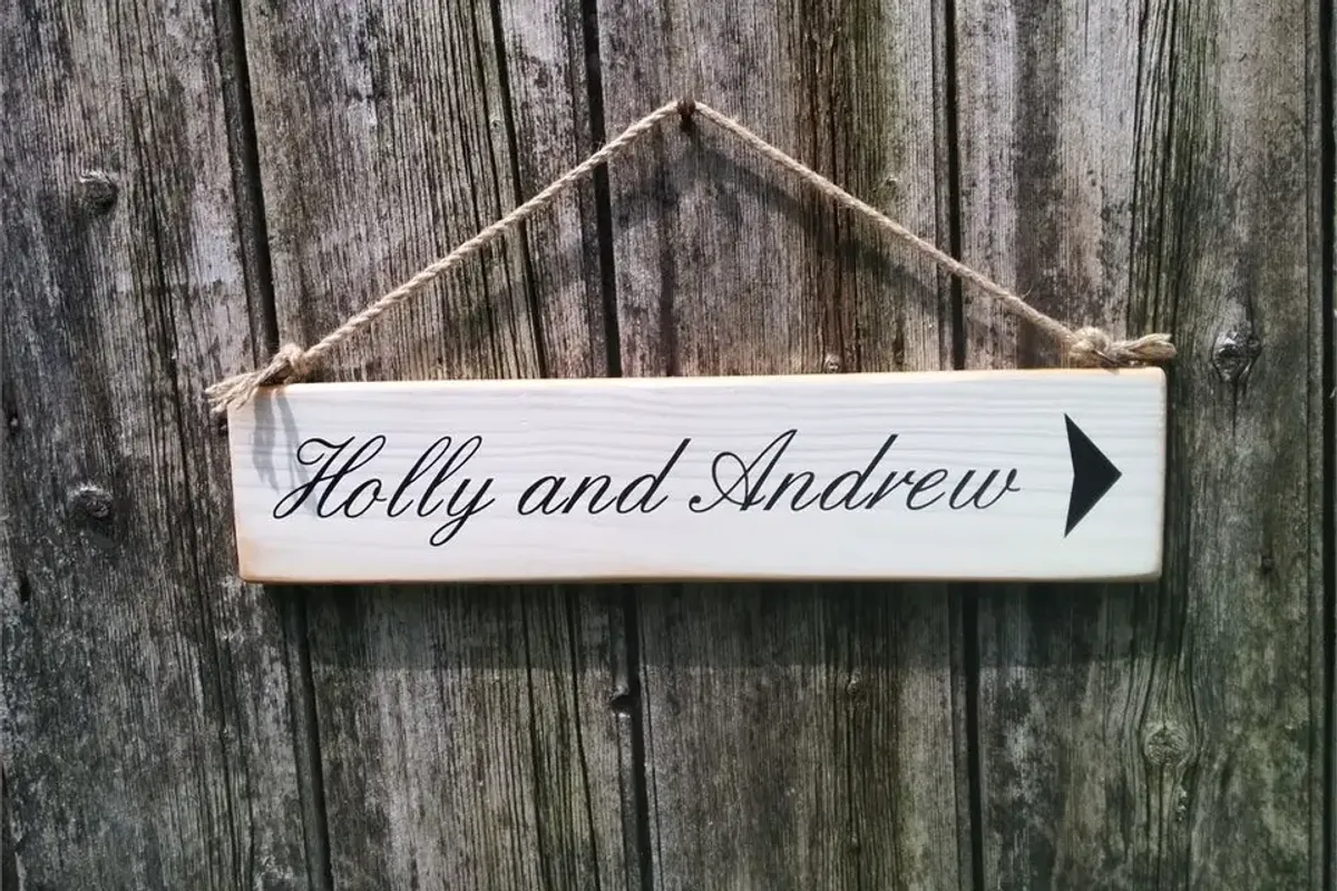 Sentiment Signs - Wedding Signs photo 9