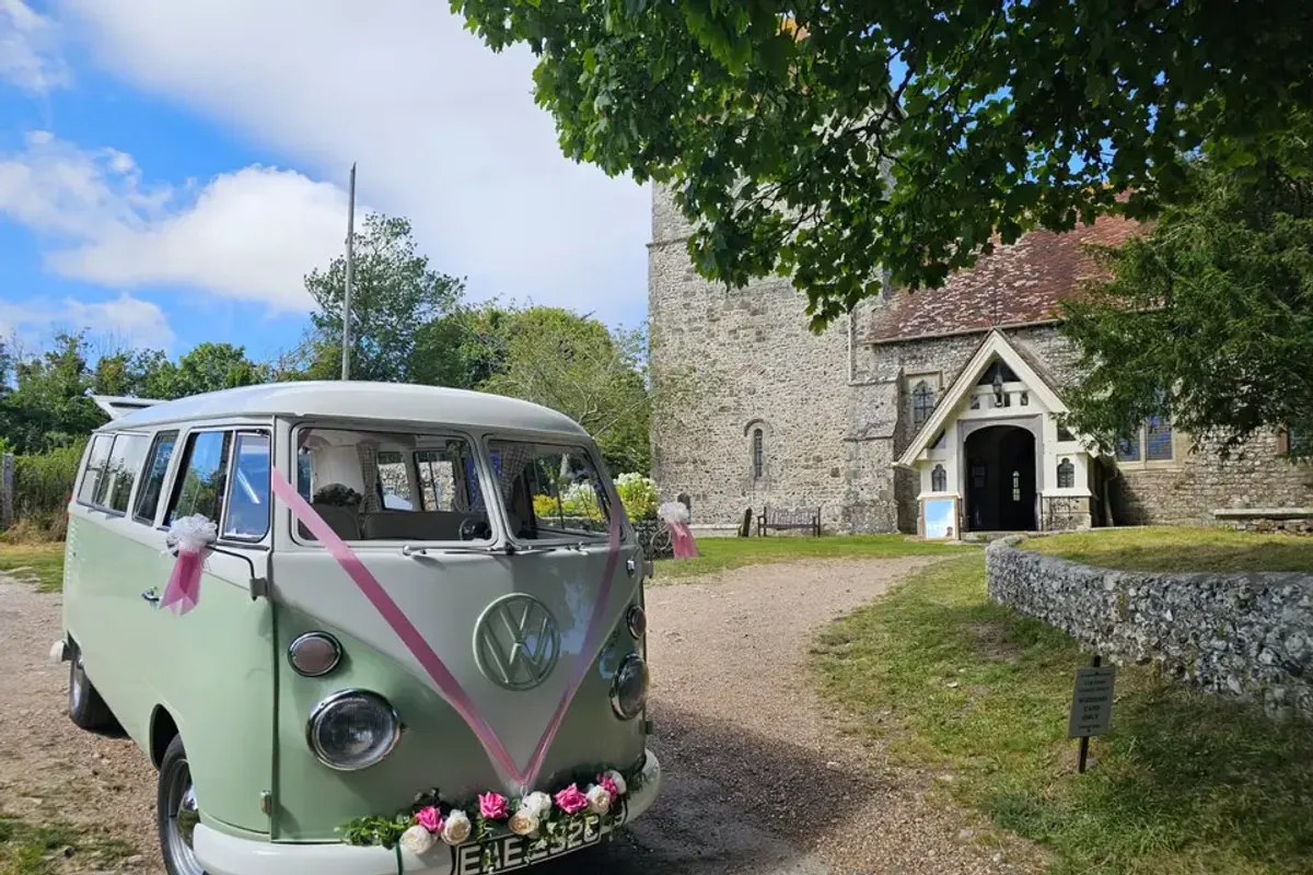 Classic VW Wedding Camper — transport in East Sussex, UK