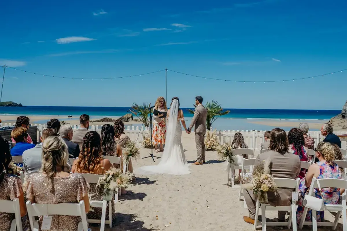 Lusty Glaze Private Beach Weddings, wedding venue in Cornwall, UK