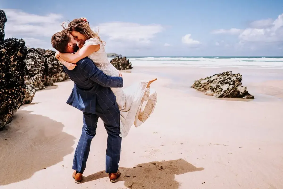 Lusty Glaze Private Beach Weddings photo 3