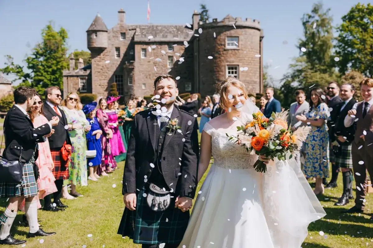 Megginch Castle Weddings, wedding venue in Perthshire, UK