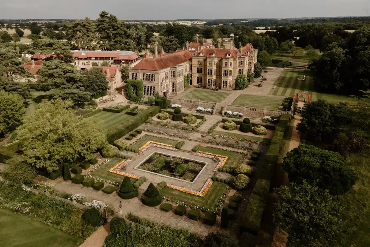 Fanhams Hall, wedding venue in Hertfordshire, UK