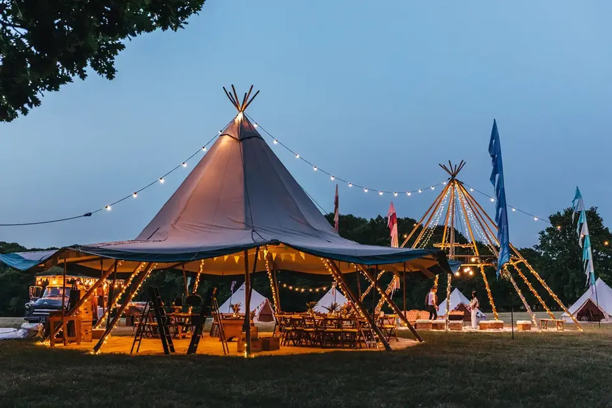 Love Tipis — marquee hire in East Sussex, UK