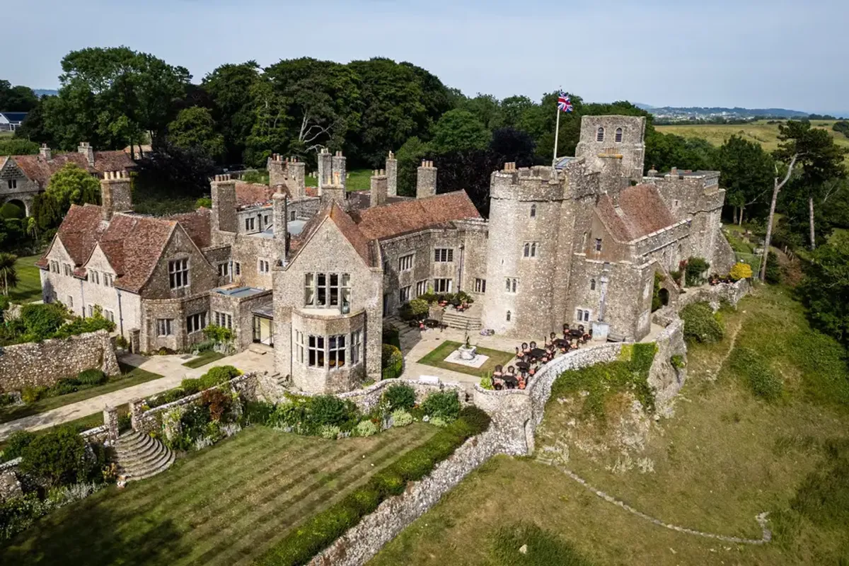 Lympne Castle, wedding venue in Kent, UK