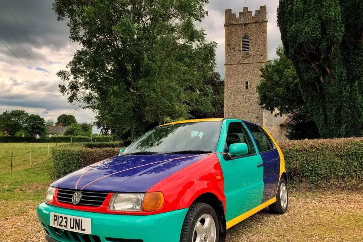 VW Polo Harlequin — transport in Surrey, UK