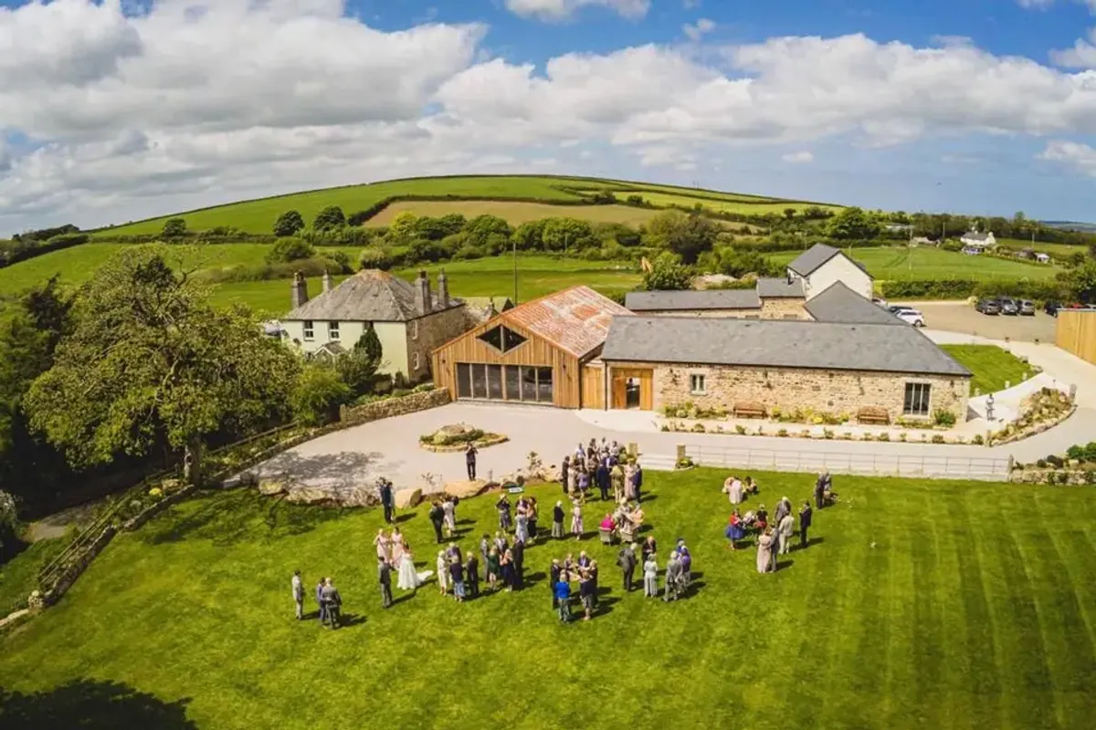 Avalen Farm, wedding venue in Cornwall, UK