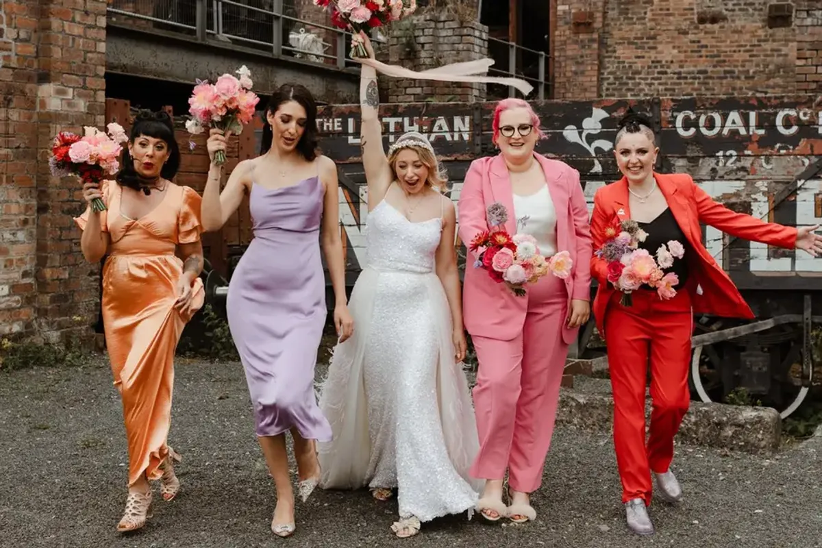 Lavender Blue Alternative Wedding Coordination photo 8
