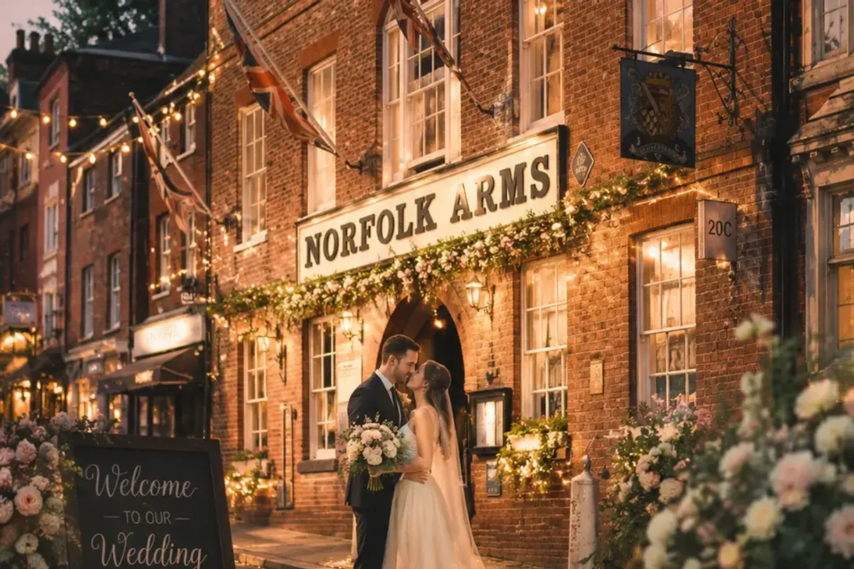The Norfolk Arms Hotel, wedding venue in West Sussex, UK