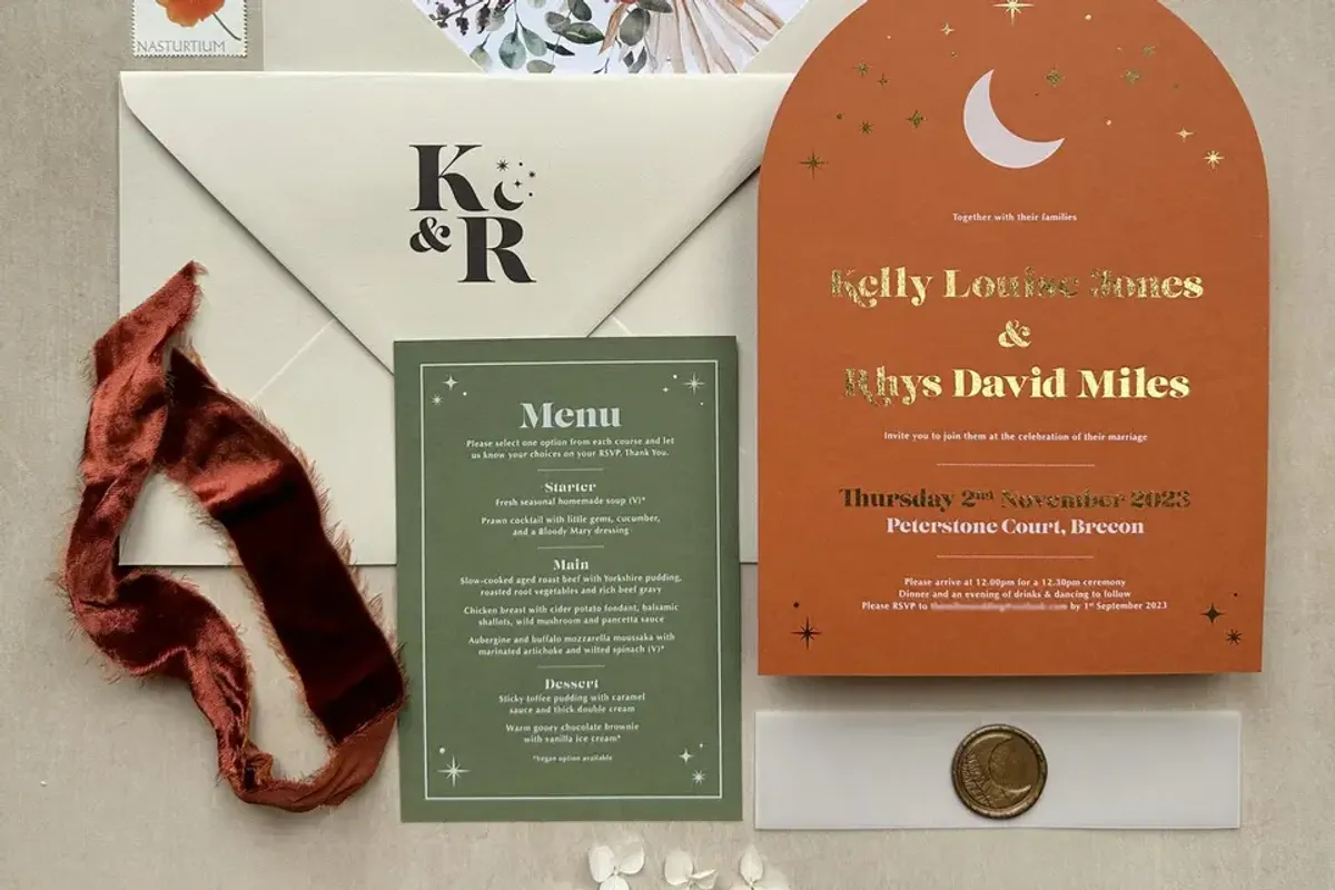 Wild Moon Wedding Stationery photo 5