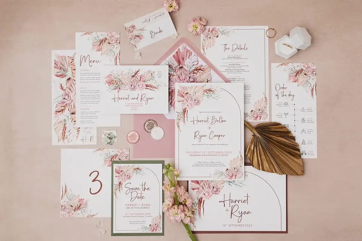 Wild Moon Wedding Stationery photo 3