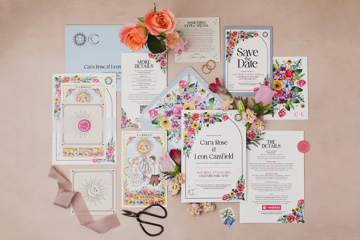 Wild Moon Wedding Stationery photo 1