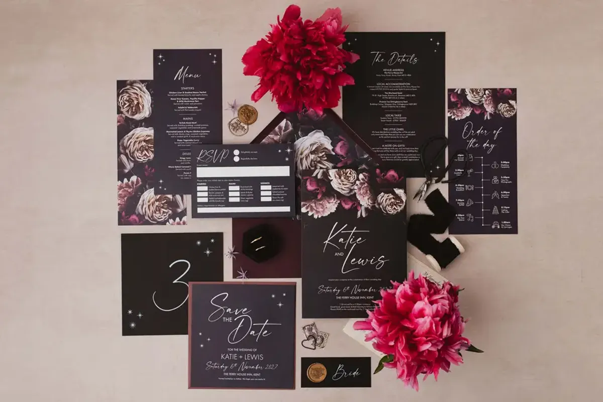Wild Moon Wedding Stationery photo 2