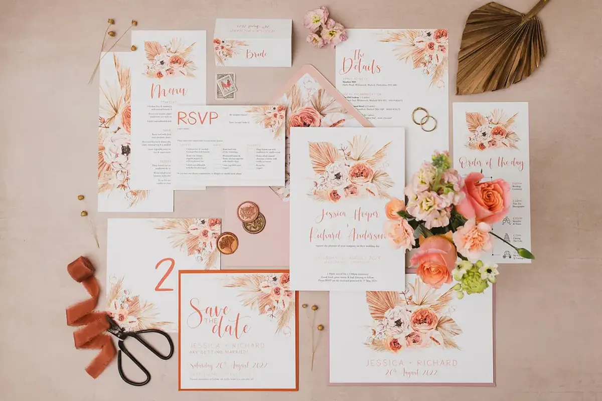 Wild Moon Wedding Stationery photo 4