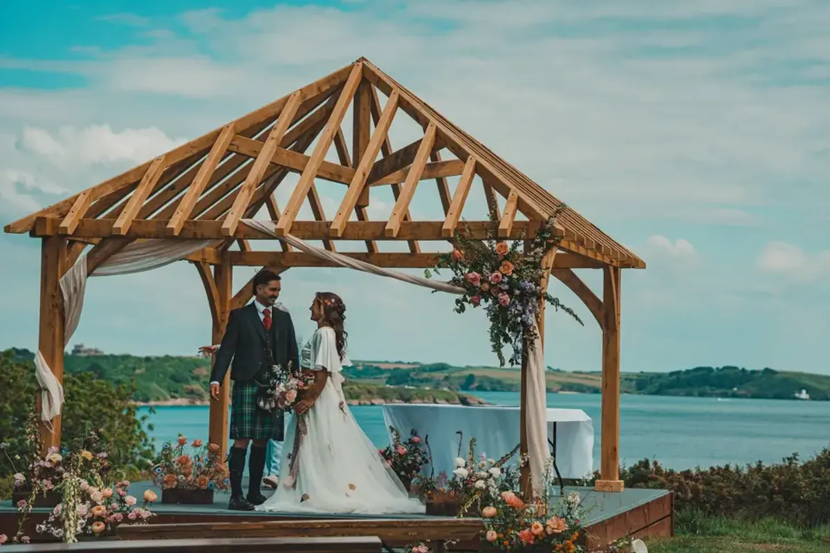 Above the Bay, wedding venue in Cornwall, UK